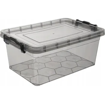 Dóza na potraviny Nádoba na potraviny s víkem šedá GREY 14 l