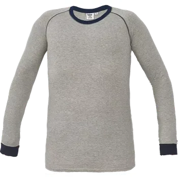 Pánské tričko CERVA Spodní prádlo, tričko LION dlouhý rukáv barva šedá 200g vel. XXXL/XXXXL