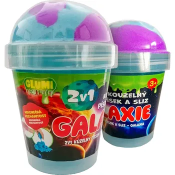 sliz GLUMI 2v1 Kúzelný piesok a sliz Galaxie