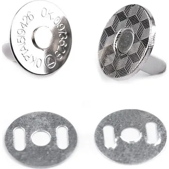Magnetické zapínání tenké Ø18 mm, velké, 1 nikl