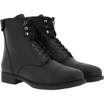 Jezdecká obuv NORTON Pérka kožená Nîmes Norton, se zipem a šněrováním, pro dospělé, černá 43