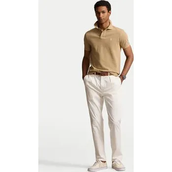 Pánské tričko Polo Ralph Lauren Polokošile 710534735379 Béžová Regular Fit XXL