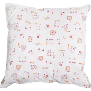 Povlečení Eva Kiedroňová Povlak - Polštář - 30x30 - Malý - Medvídek oranžový