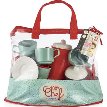 Dětská kuchyňka Čajový servis a sada riadov v taške