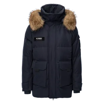 Pánská Zateplená bunda FITANU KOMRO PRIMALOFT M000284230 – Tmavě modrá XL
