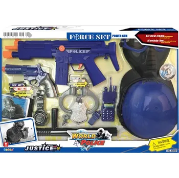 Dětská kuchyňka PLEJO Policajná sada s helmou