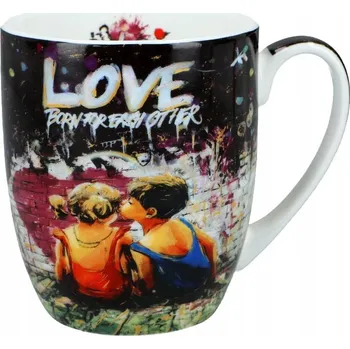 Hrnek Carmani porcelánový hrnek na čaj 380 ml