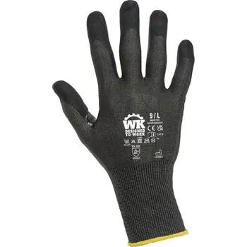 Pracovní rukavice WK DESIGNED TO WORK WKP 709 / Pracovní rukavice odolné proti proříznutí - černá 7
