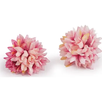 umělá květina Umělý květ Ø4 cm, střední, 2 růžová