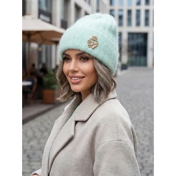 Pokrývka hlavy Dámská čepice LORETTA máta, VELIKOST UNI