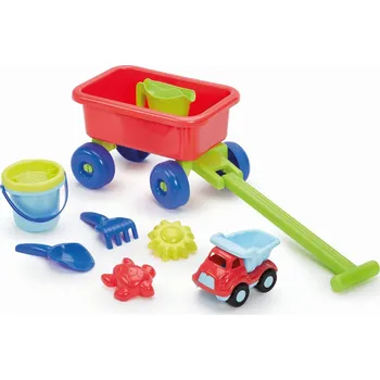 Hračka na písek Vozík s kanvičkou se setom na piesok