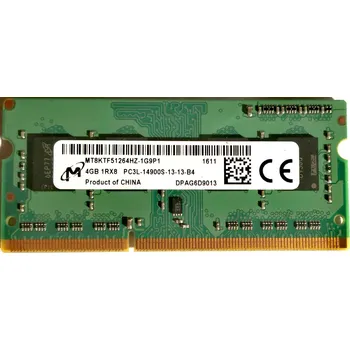 Operační paměť Micron 4GB DDR3L SODIMM 1600MHz MT8KTF51264HZ-1G6P1