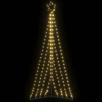 LED vánoční stromek 339 teple bílých LED 182 cm Teplá bílá 3307645