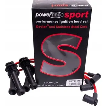 Zapalovací kabel Zapalovací kabely PowerTEC FORD FIESTA FOCUS FUSION MONDEO 98-04 Červené