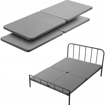 Matrace VEVOR Matrace Šedá 201x148x3,8CM Velikost Queen s tkaninou Oxford 200D