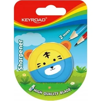 Ořezávátko OŘEZÁVÁTKO KEYROAD SPEEDY SNAIL, PLASTOVÉ, DVOJITÉ, BLISTR, MIX BAREV