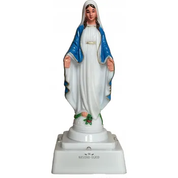 Obraz MARIE OSVĚTLENÁ FIGURKA NÁPLŇ DO HŘBITOVNÍCH SVÍČEK LED