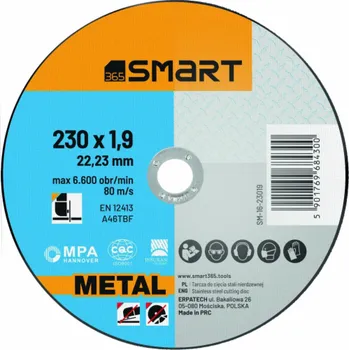 Řezný kotouč Chytrý řezný kotouč na kov 230x1,9mm smart/25ks/