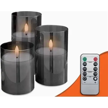 Vánoční dekorace LTC LED svíčky na dálkové ovládání MOON IN THE ROOM ML91 sada 3ks 38LXLML91