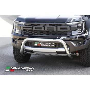 Tuning Misutonida Přední ochranný nerez rám FORD Ranger Raptor 23- 76mm