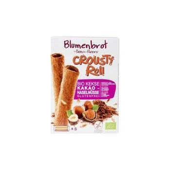 Čokoládová tyčinka Le Pain des Fleurs Trubičky s kakaovo lískooříškovou náplní 125g bio BIO VEGETARIAN BEZLEPEK Množství: 1 ks