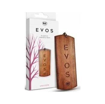 Vůně do auta Osvěžovač K2 EVOS UNICORN - dřevěná vonná visačka