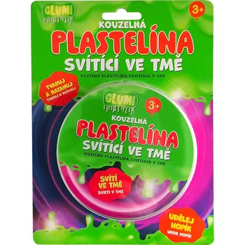 Modelovací hmota GLUMI Kúzelná plastelína svietiaca v tme