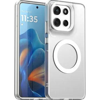 Pouzdro na mobilní telefon Techsuit – CandyCase MagSafe – Motorola Moto G86 – bílé