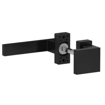 Dveřní kování KOVIAN, s.r.o. Hliníková sada klika/koule, RAL9005 matná