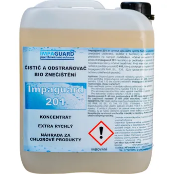 IMPAGUARD IG 201 Čistič a odstraňovač bio znečištění/biofilmu - BEZ OBSAHU CHLORU - koncentrát 5 l