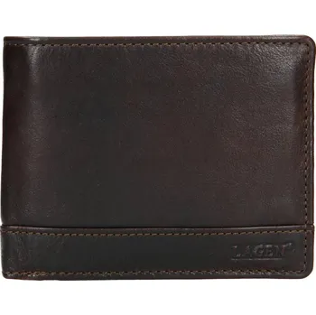 Módní doplněk pánská peněženka kožená 1996/T-tmavě hnědá- D.BRN