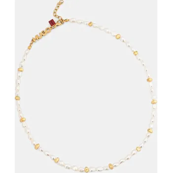 Šperk Náhrdelník HUGO E-SHELLBEADS2-NEC 50552603 zlatá GLD, vel. ONE SIZE