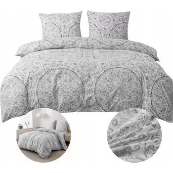 Povlečení Sada povlečení povlečení 200x220 + 2x POVLEČENÍ 70x80 SATÉN BAVLNA MOZAIKA