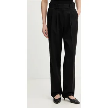 Kalhoty s příměsí vlny MICHAEL Michael Kors MR630XGF23 černá 99X, vel. 36