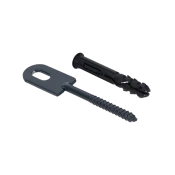 Příslušenství pro plot KOVIAN, s.r.o. kotvení plotu 50X25mm s hmoždinkou, antracit