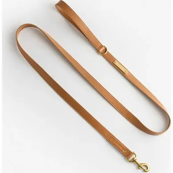 Vodítko pro psa Kožené vodítko pro psa La Mania Selvo 160 x 2 cm 5905549444740 hnědá 88X, vel. ONE SIZE