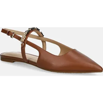 Dámská obuv Kožené baleríny MICHAEL Michael Kors Dina Flex Sling Flat 40R6DIFP2L.230 hnědá 82X, EUR 35
