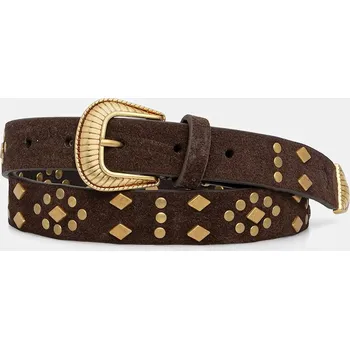 Opasek Semišový pásek Hoss Intropia 5023069 hnědá 89X, vel. S/M