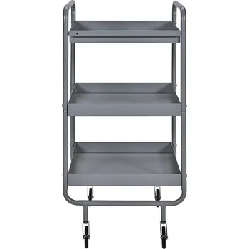 Konferenční stolek Stolek na kolečkách House Doctor HDRoll 42 x 85 x 38 cm 208583013 šedá 90X