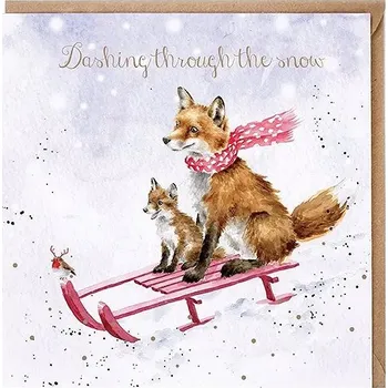 Wrendale Designs Vánoční lišky