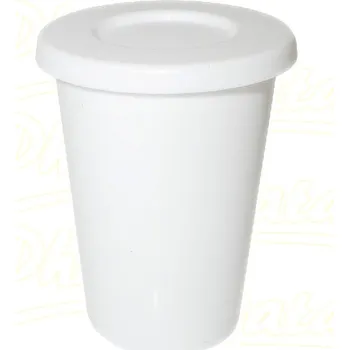 Jednorázové nádobí Mosten Kelímek s víčkem 50 ml bílý