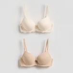 Reserved - Sada 2 push-up podprsenek - krémová - 700HQ-01X - 700HQ-01X-75D