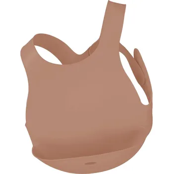 Bryndák MINIKOIOI Silikonový bryndák s kapsou - Woody Brown