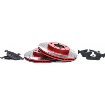 Brzdová destička SADA PŘEDNÍCH BRZDOVÝCH KOTOUČŮ A DESTIČEK BMW SPORT-EXTREME MASTER-SPORT