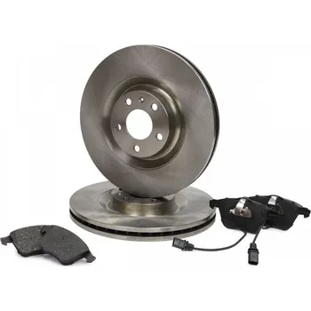 Brzdová destička SADA PŘEDNÍCH BRZDOVÝCH KOTOUČŮ A DESTIČEK AUDI MASTER-SPORT