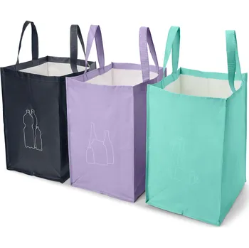 Odpadkový koš 718280 - Tchibo - Tašky na třídění odpadu - barva: šedá