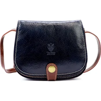 Kabelka Dámská kožená kabelka Florence ART. 882 modrá / hnědá