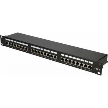Patch panel Patchpanel 24 portů CAT6 STP V2