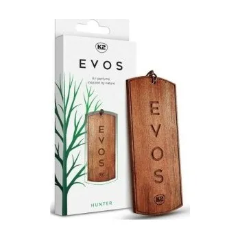 Vůně do auta Osvěžovač K2 EVOS HUNTER - dřevěná vonná visačka