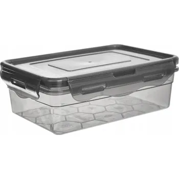 Dóza na potraviny Nádoba na potraviny s víkem a těsněním šedá GREY 850 ml